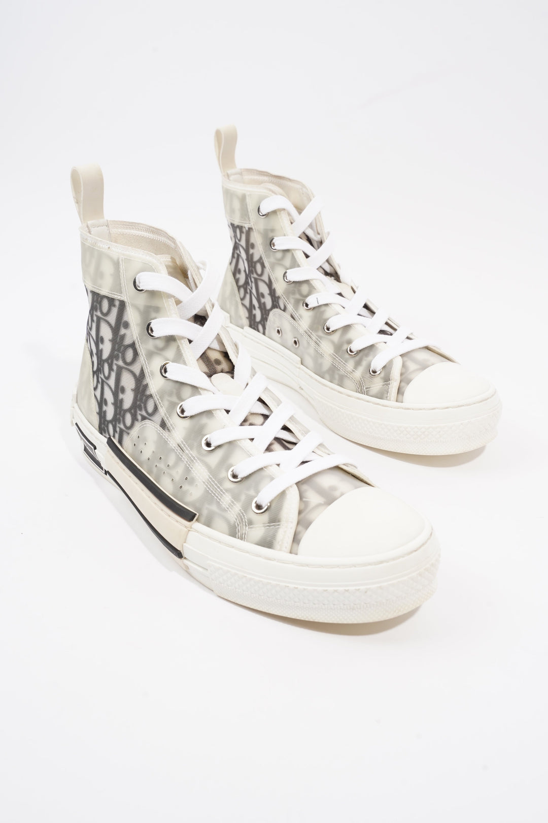 Christian Dior B23 High-top White / Black Oblique Canvas EU 41.5 UK 8.5