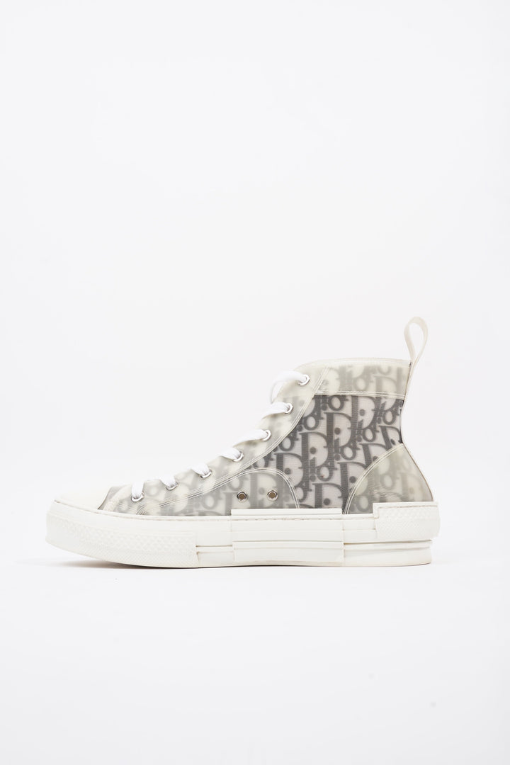 Christian Dior B23 High-top White / Black Oblique Canvas EU 41.5 UK 8.5