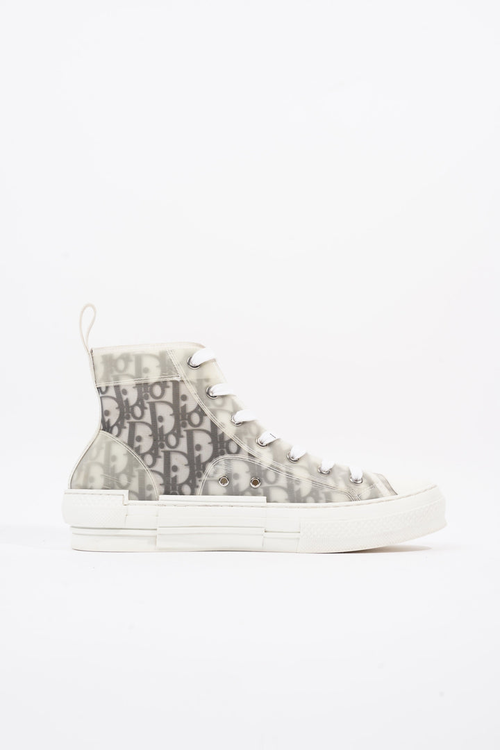 Christian Dior B23 High-top White / Black Oblique Canvas EU 41.5 UK 8.5