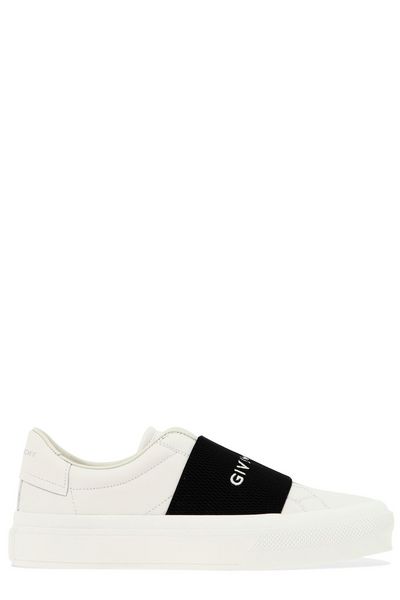 CITY SPORT LEATHER SLIP-ON SNEAKERS