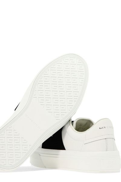 CITY SPORT LEATHER SLIP-ON SNEAKERS