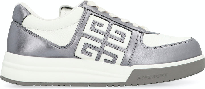 G4 LEATHER LOW-TOP SNEAKERS