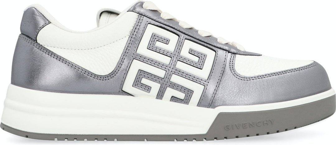 G4 LEATHER LOW-TOP SNEAKERS