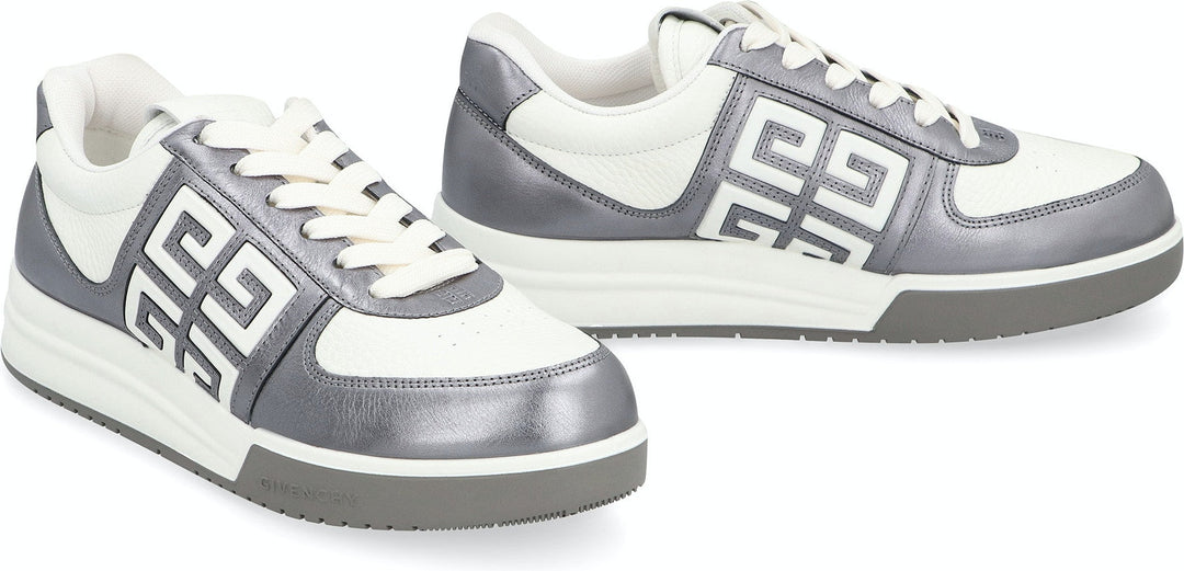 G4 LEATHER LOW-TOP SNEAKERS