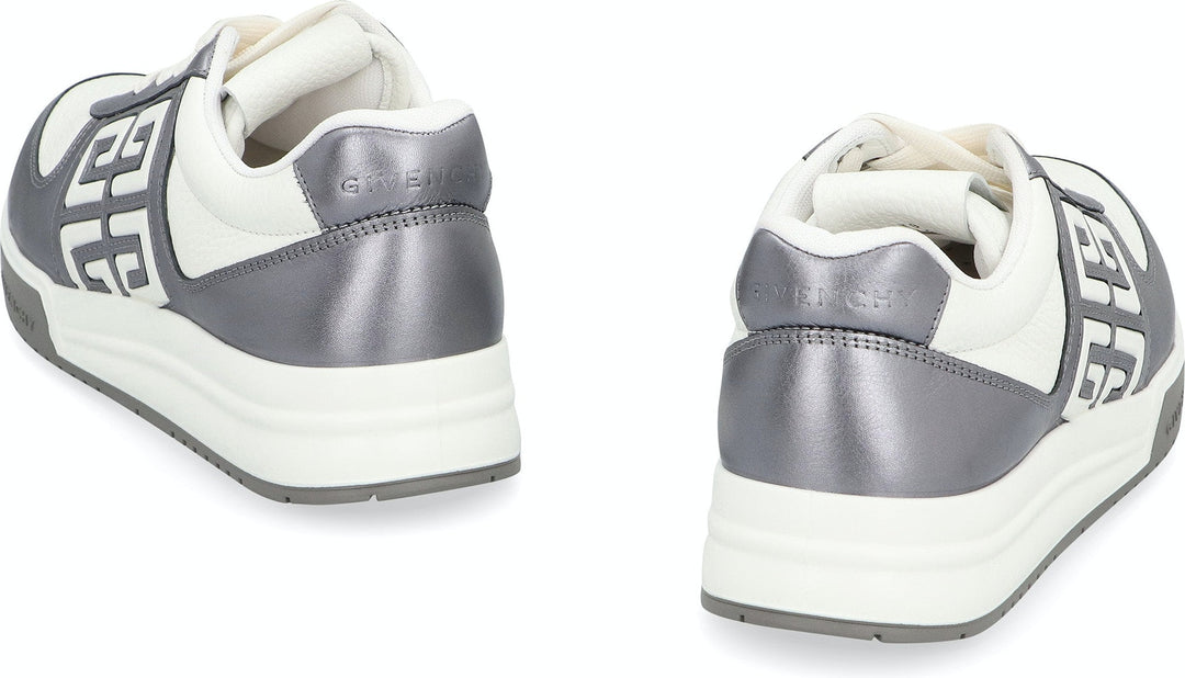 G4 LEATHER LOW-TOP SNEAKERS