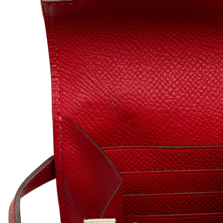 Top quality Hermes Epsom Classic Kelly Wallet Long Wallets