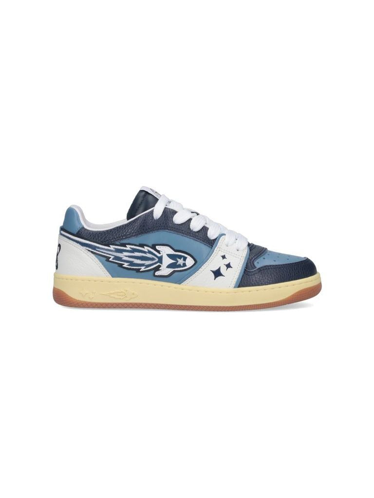 ROCKET LOGO LOW TOP SNEAKERS