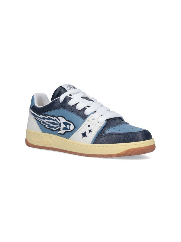 ROCKET LOGO LOW TOP SNEAKERS