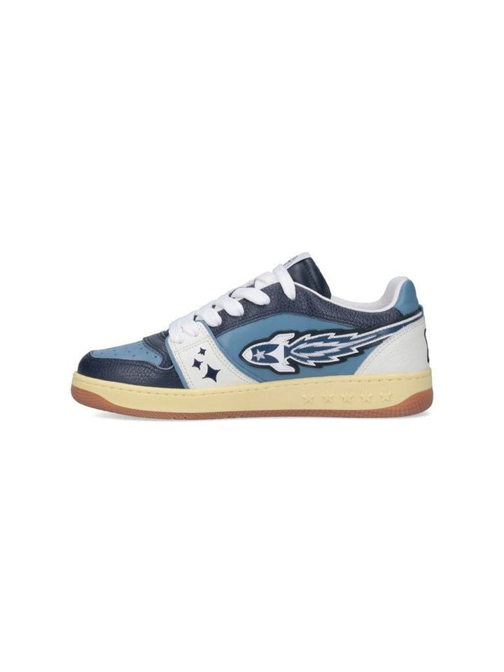 ROCKET LOGO LOW TOP SNEAKERS