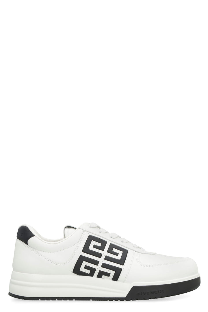 G4 LEATHER LOW-TOP SNEAKERS