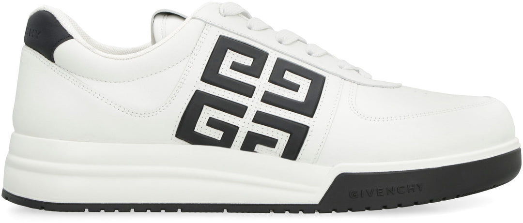 G4 LEATHER LOW-TOP SNEAKERS