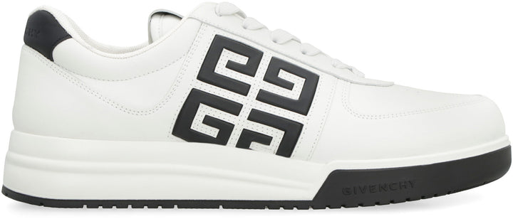 G4 LEATHER LOW-TOP SNEAKERS