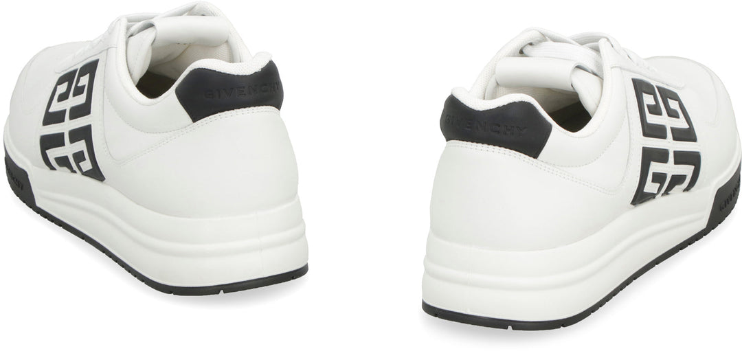 G4 LEATHER LOW-TOP SNEAKERS