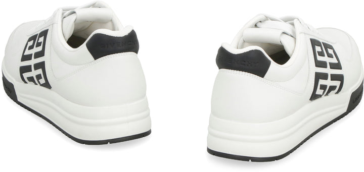 G4 LEATHER LOW-TOP SNEAKERS
