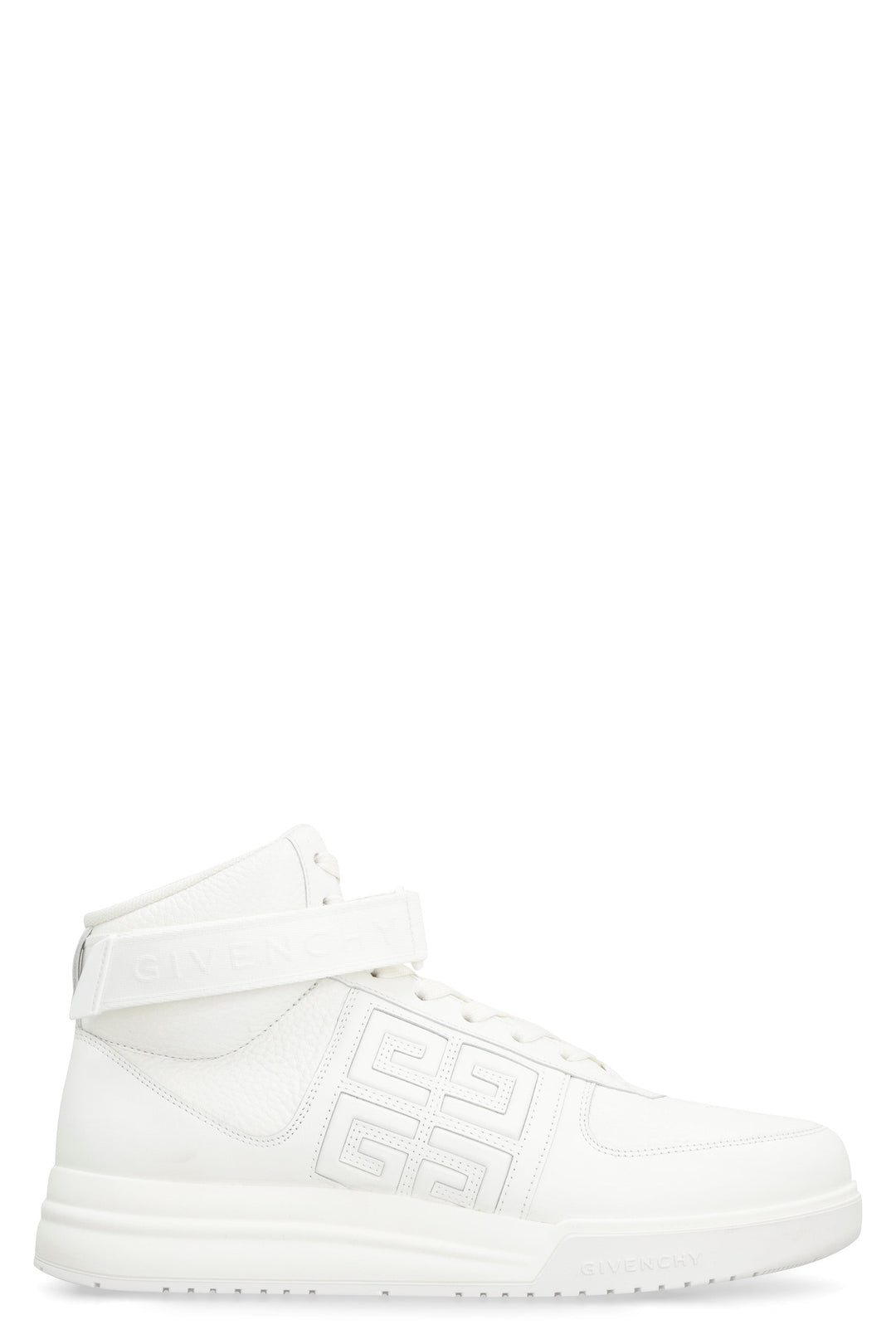 G4 LEATHER HIGH-TOP SNEAKERS