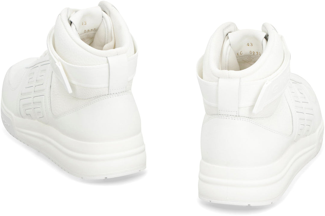 G4 LEATHER HIGH-TOP SNEAKERS