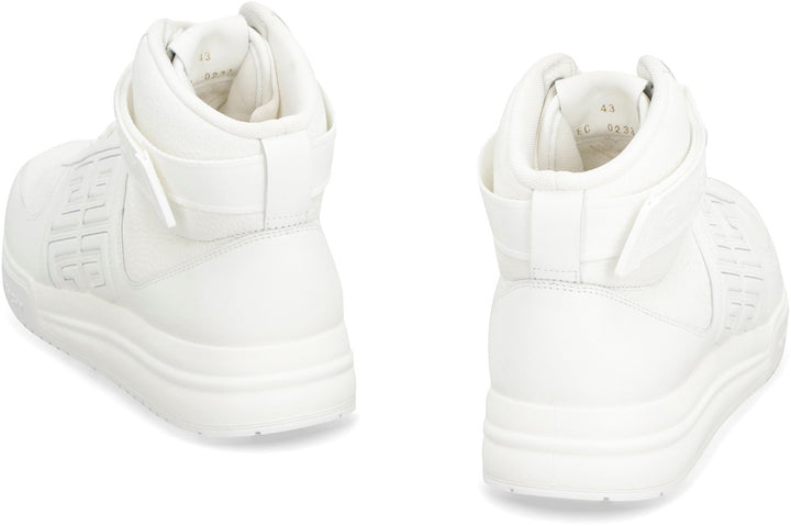 G4 LEATHER HIGH-TOP SNEAKERS