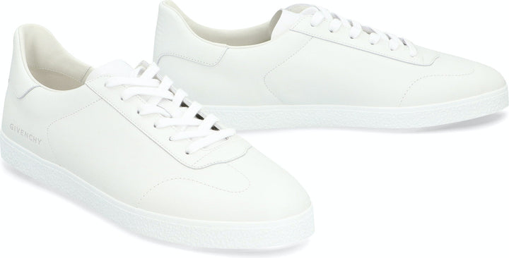 TOWN LEATHER LOW-TOP SNEAKERS