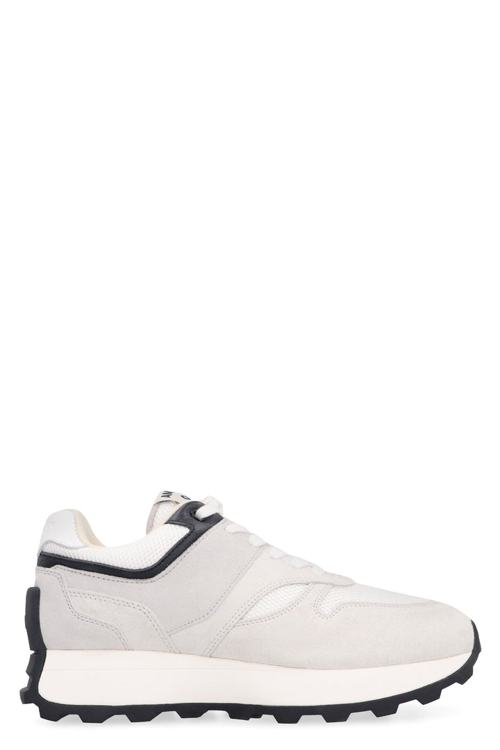 SUEDE AND NYLON SNEAKERS