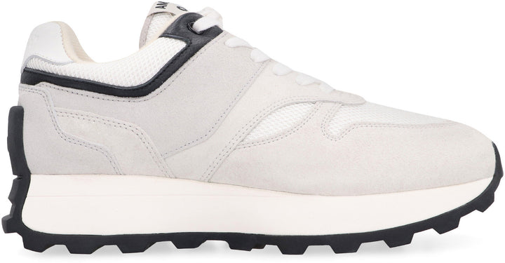 SUEDE AND NYLON SNEAKERS