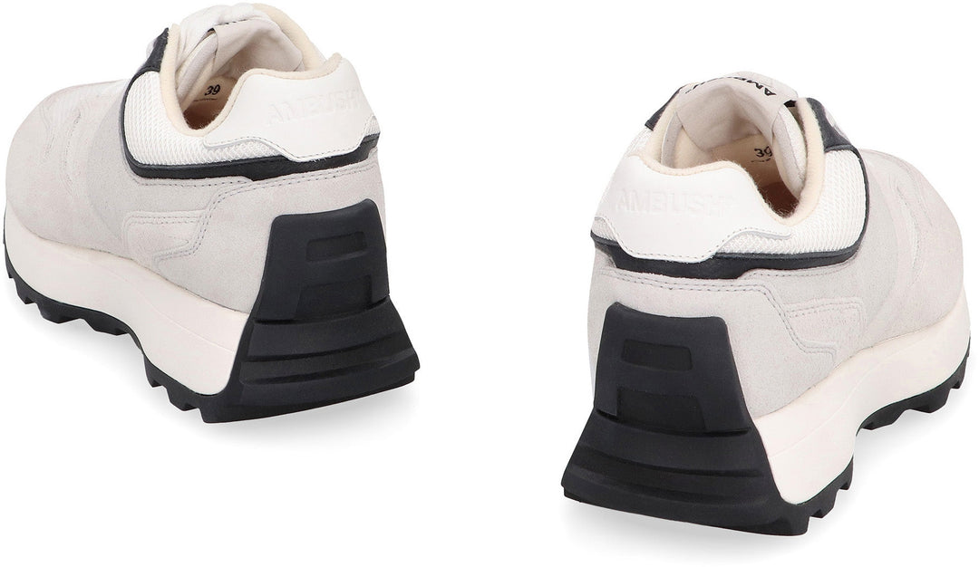 SUEDE AND NYLON SNEAKERS