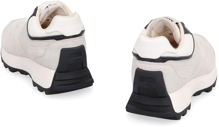 SUEDE AND NYLON SNEAKERS