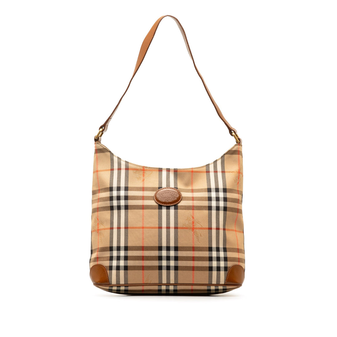 BURBERRY Haymarket Check Shoulder Bag