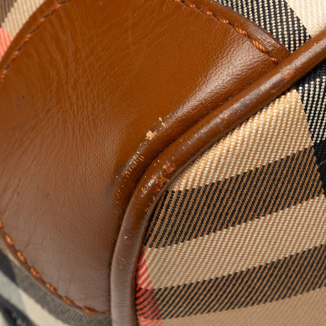 BURBERRY Haymarket Check Shoulder Bag