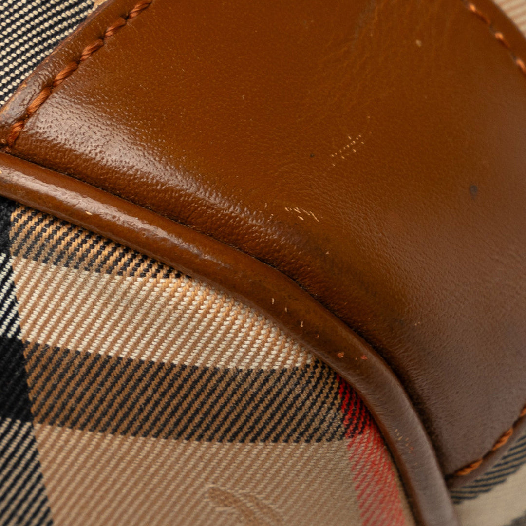 BURBERRY Haymarket Check Shoulder Bag