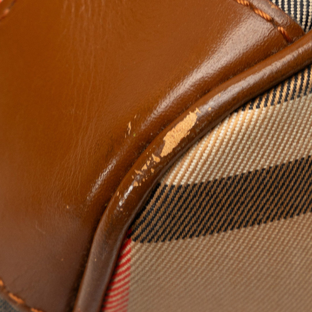 BURBERRY Haymarket Check Shoulder Bag