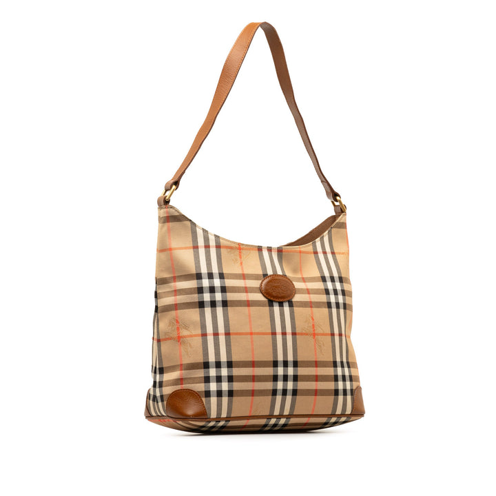 BURBERRY Haymarket Check Shoulder Bag