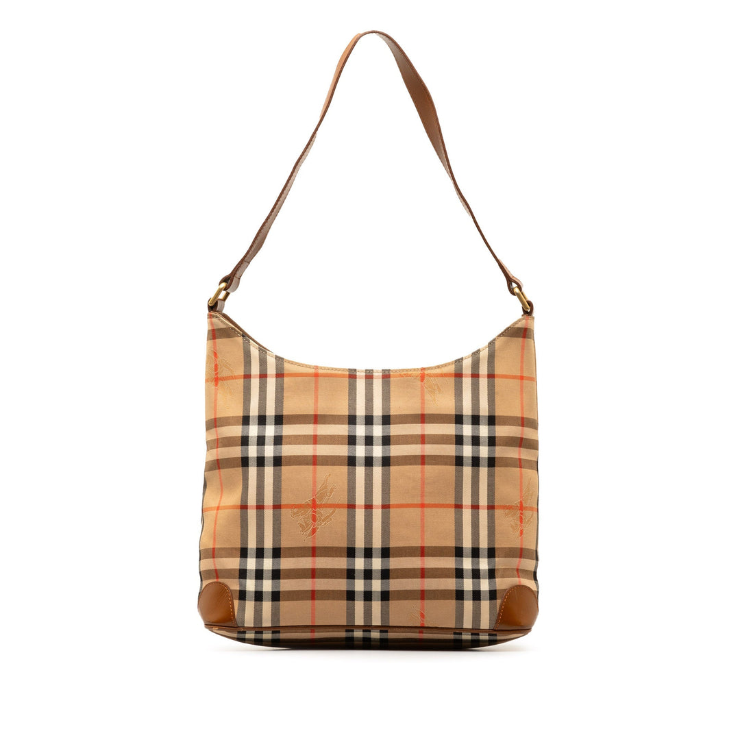 BURBERRY Haymarket Check Shoulder Bag