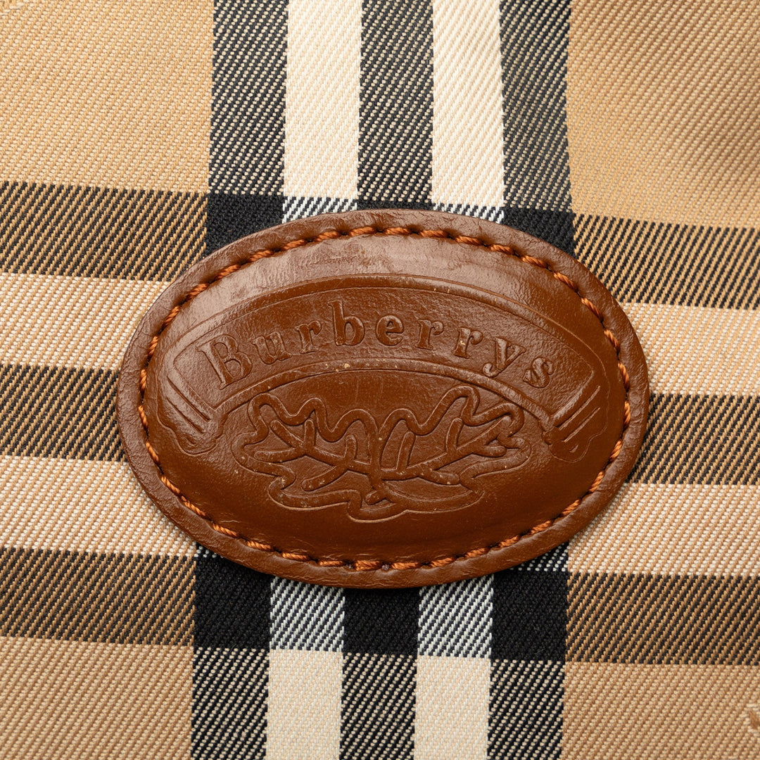 BURBERRY Haymarket Check Shoulder Bag