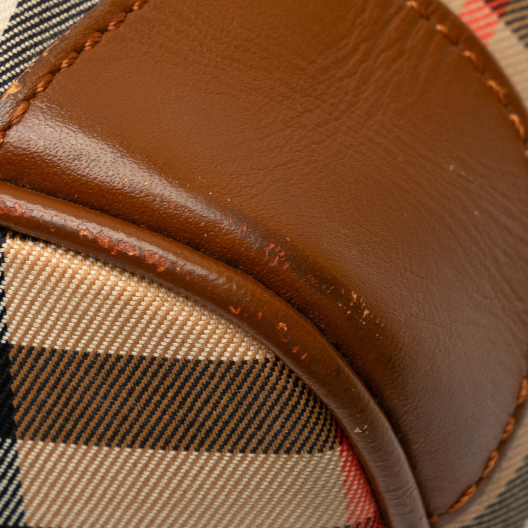 BURBERRY Haymarket Check Shoulder Bag