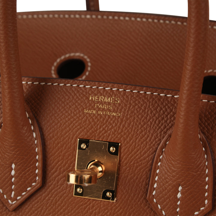 Birkin 25 - Gold Sellier Epsom