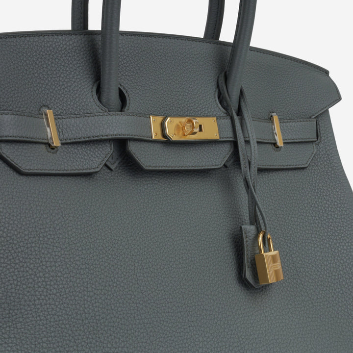 Birkin 35 - Vert Amande