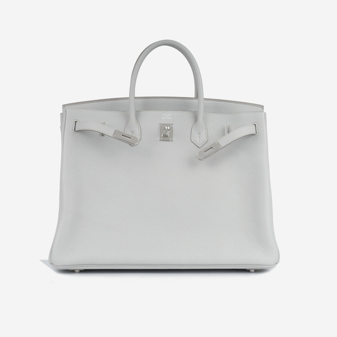Birkin 40 - Gris Perle