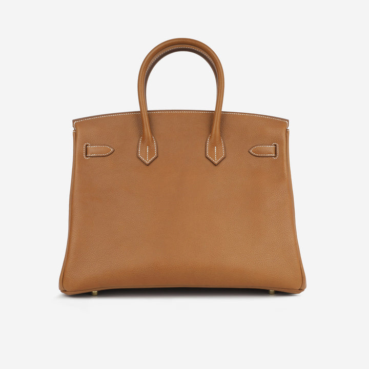Birkin 35 - Fauve Barenia Fauborg