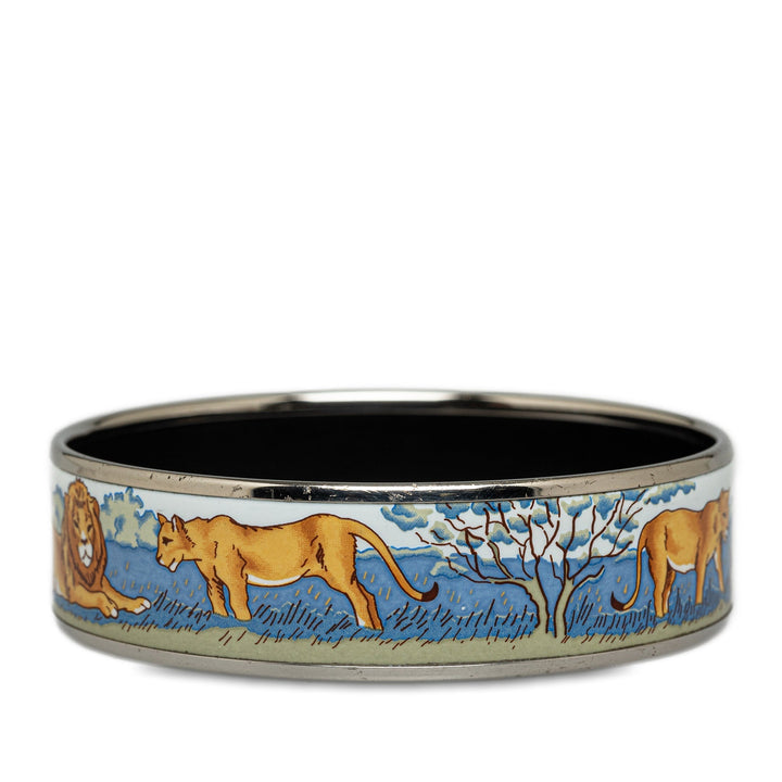 Top quality Hermes Wide Enamel Bangle Costume Bracelet