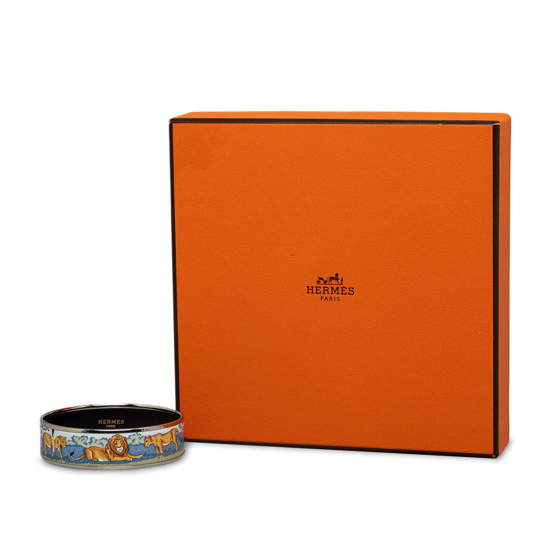 Top quality Hermes Wide Enamel Bangle Costume Bracelet