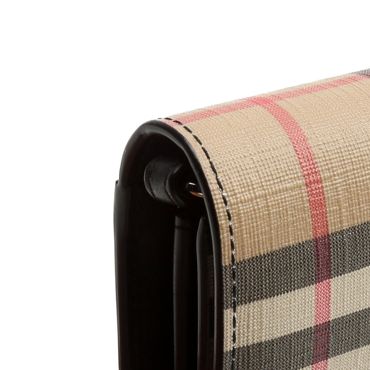BURBERRY Vintage Check Hannah Wallet on Strap