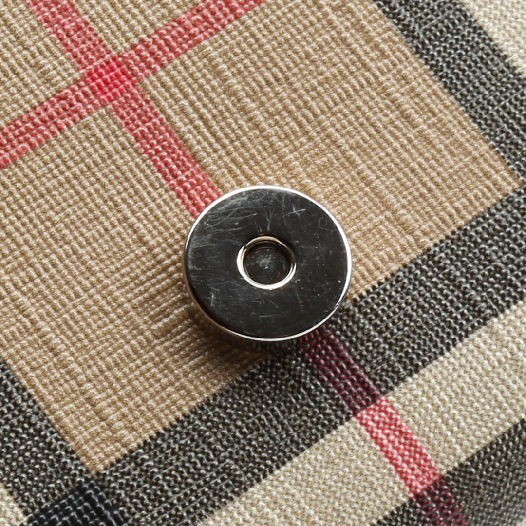 BURBERRY Vintage Check Hannah Wallet on Strap