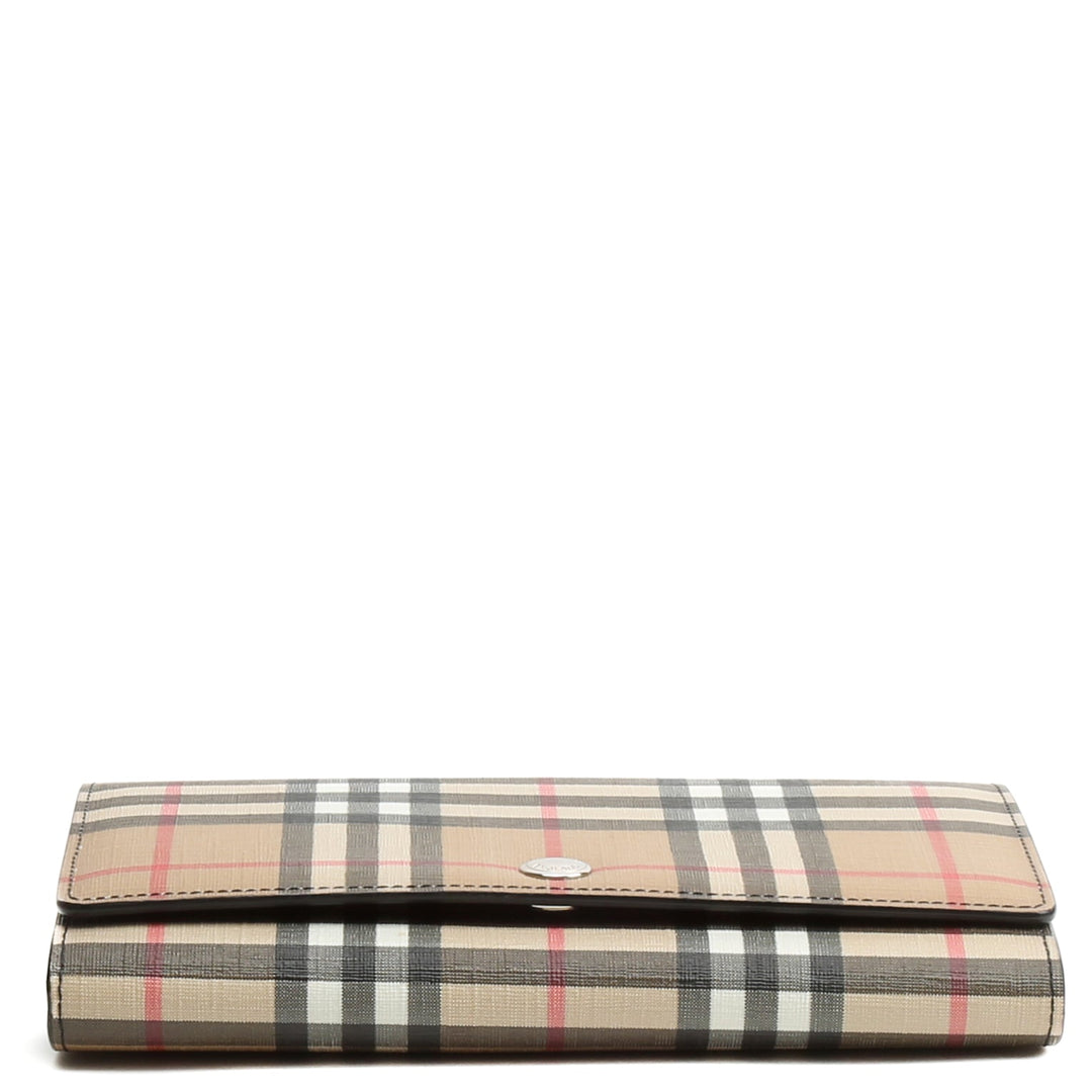 BURBERRY Vintage Check Hannah Wallet on Strap