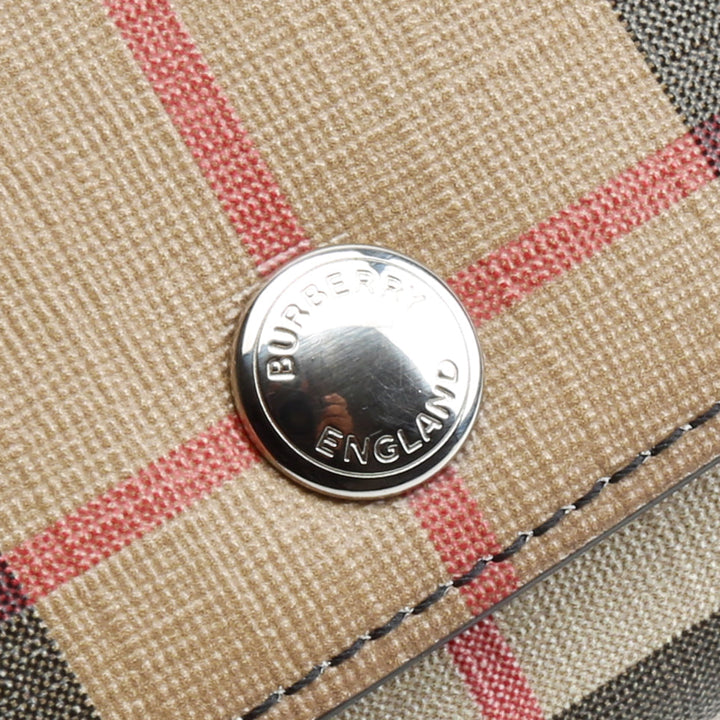 BURBERRY Vintage Check Hannah Wallet on Strap