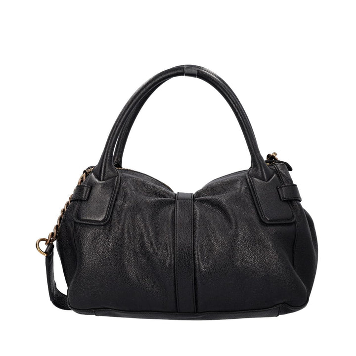 Top Quality Burberry Leather Turn Lock East West Tote Black