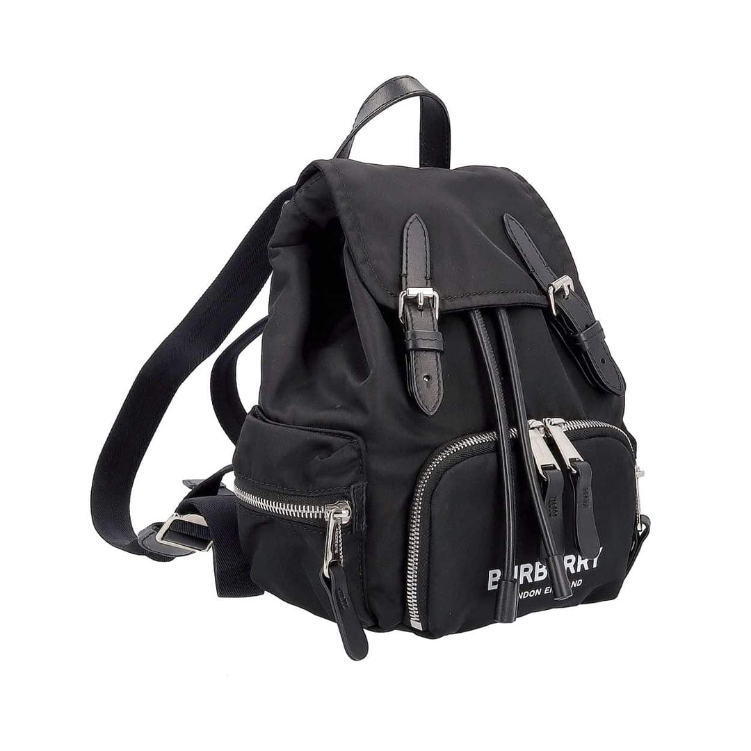 Burberry Nylon Small Backpack Black