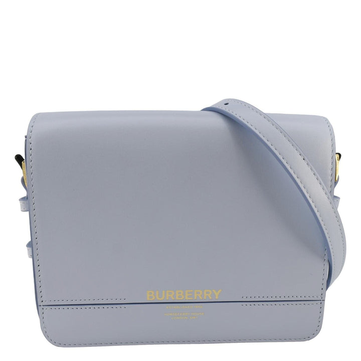 Burberry Grace Small Leather Crossbody Bag Light Blue