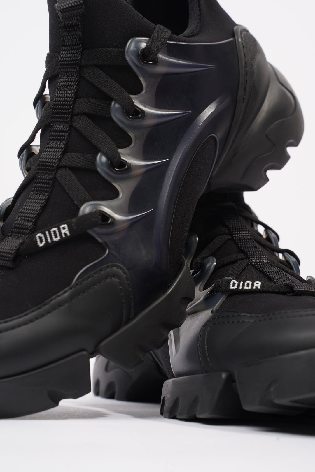 Christian Dior D-connect Black Technical Fabric EU 36 UK 3