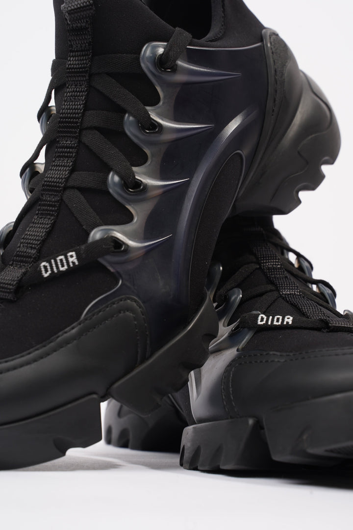 Christian Dior D-connect Black Technical Fabric EU 36 UK 3