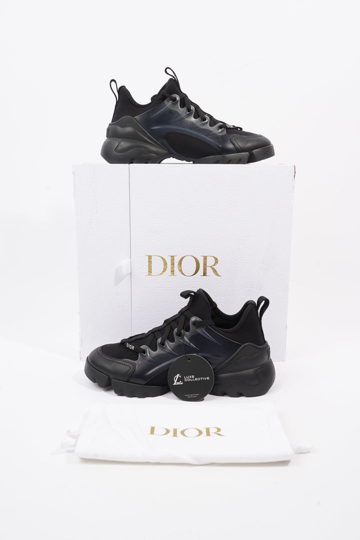 Christian Dior D-connect Black Technical Fabric EU 36 UK 3
